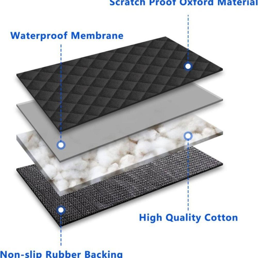 Thickened Pets Bench Backseat Cover Waterproof Rear Seat Protector Premium Dog Car Seat Cover  SUV