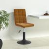 Day and Night - Day and Night Swivel Dining Chairs 4 Pcs Brown Velvet