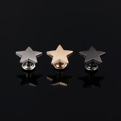 10sets(20pcs) Hat Bag DIY Decoration Stars Rivets Garment Scrapbooking Cloth Button