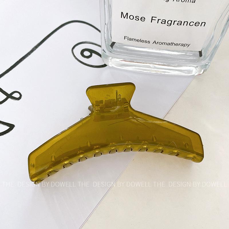 Size Chic Large Jelly Texture Shark Hair Clutch For Women Perfect For Hair Thick