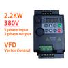 0.75KW/1.5KW/2.2KW 1/2/3HP 380V VFD Economical Variable Frequency Drive Converter Motor Speed Vector Control Small Inverter