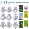 2-5Set Owl Bird Repellents Control Owl-Shaped Reflectors Board For Outdoor Bird Scare Woodpecker Repellents Garden Accessories