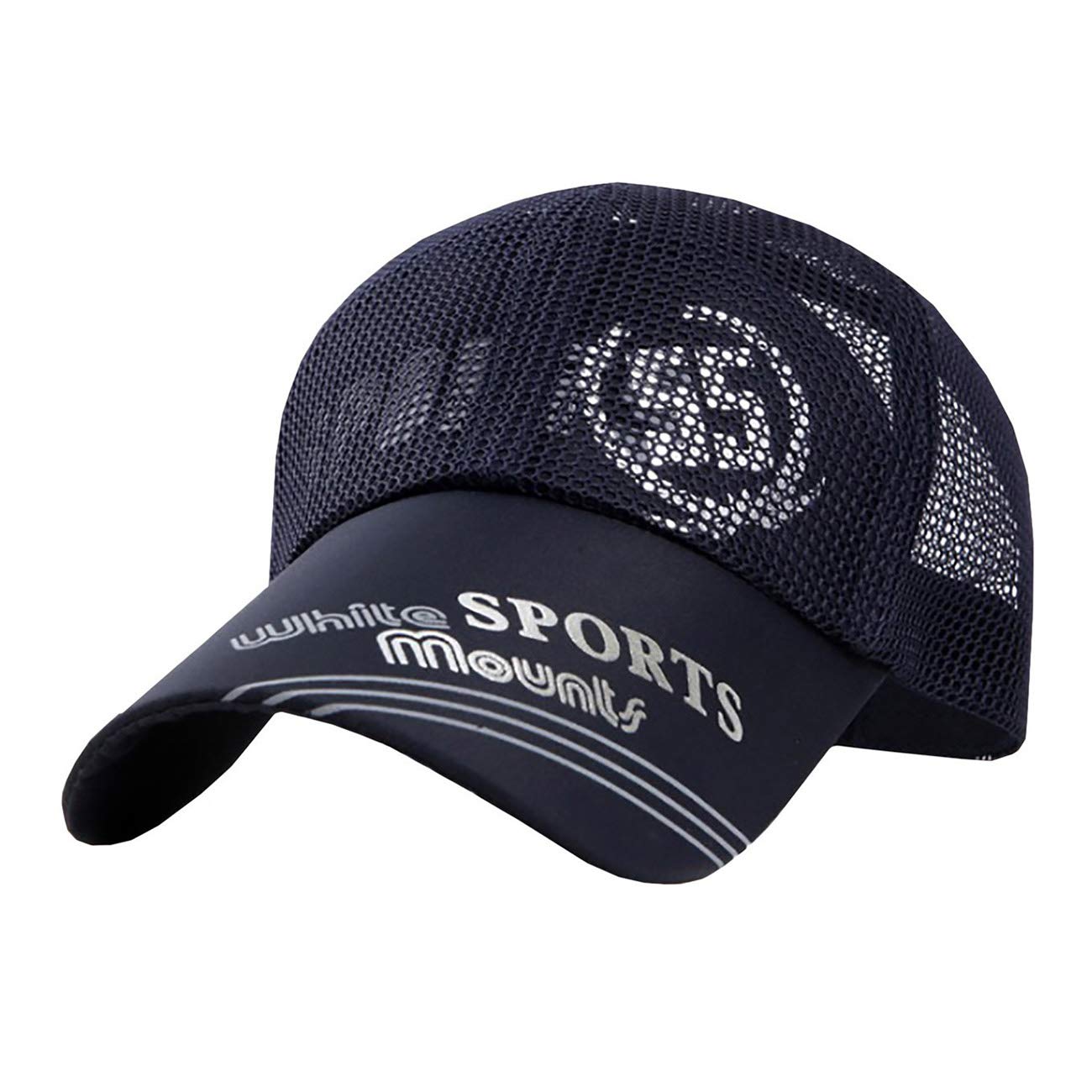 

LEX STANDARD Stylish Mesh Cap with Perfect for Sports and Model CH011 Men s Logo, Outdoors, (Navy)