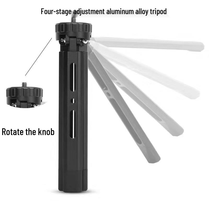 Aluminum Alloy Projector Stabilizer Tripod with Four-Speed Fan Adjustment for Live Broadcasts