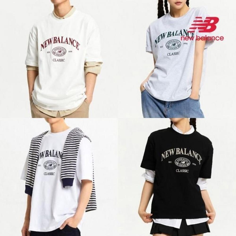 

New Balance Unisex Heritage Tee Nbnee21113 4 Options 01.NBNEE21113 La Grey/110