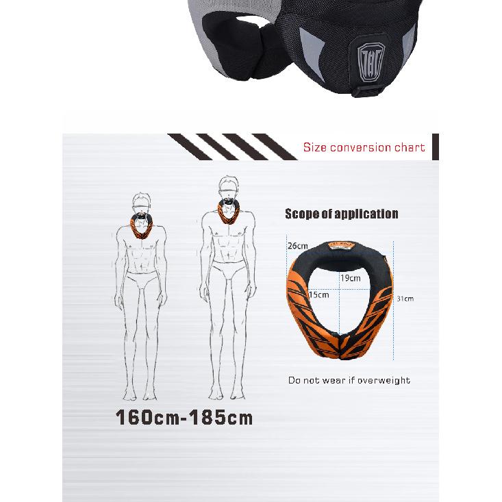 JXT-WOLF Neck Protection Neck Brace Motocross Helmet Guard Motorcycle Neck Protector