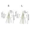 5pcs Trolling Lures Glow Jig Squid Baits 6cm/6.2cm Fishing Artificial Baits Crankbait Lure Fishing Tackle