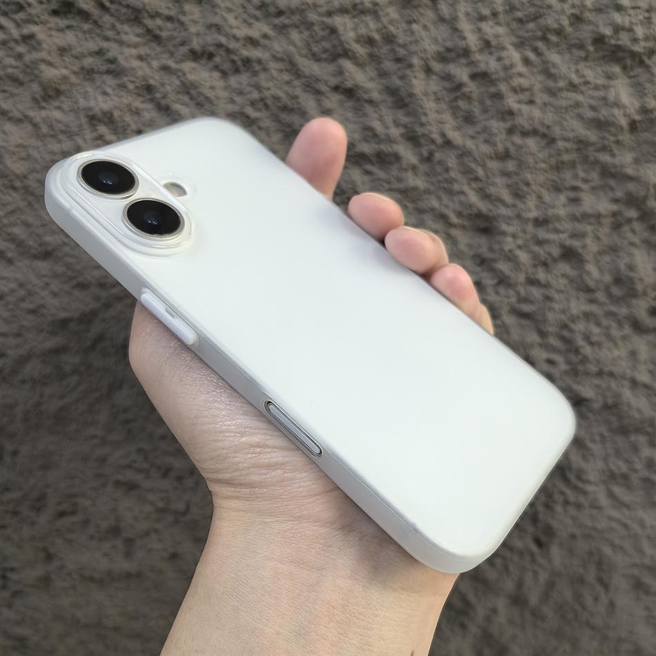 Ultra Thin Soft TPU Phone Case for For Iphone 16E SE4 16 1 14 Plus 13 12 11 Pro Max Slim Matte Translucent Silicone Back Cover