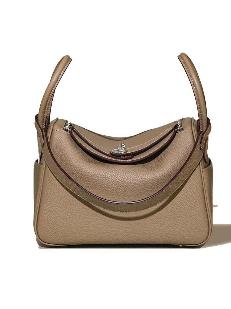 2025 Togo Leather Lindy Shoulder & Crossbody Bag: High-End Genuine Cowhide Women's Handbag