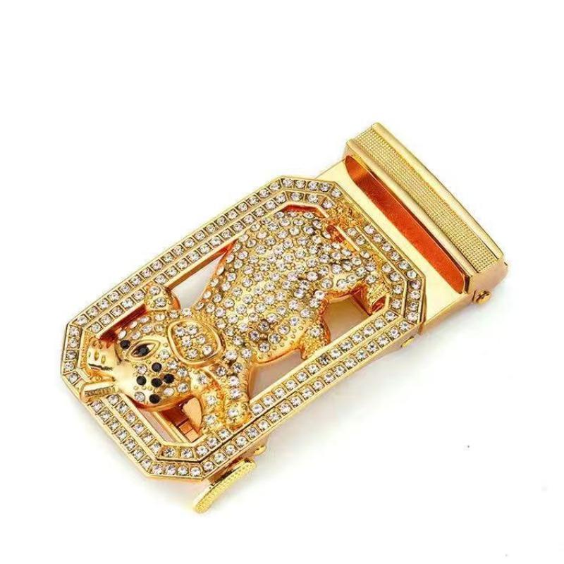 

Новый зодиакальный мужской ремень с автоматической пряжкой 3,5 см, головка-кнопка, одинарный автоматический ремень, пряжка ремня из высококачественного сплава