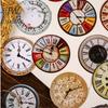 JIANWU Time Scale Series Vintage Clock Landscape Material Collage Scrapbooking Sticker Creative DIY Journal Stationery