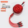 Super Fast Charging Year of the Horse One-to-Three Retractable Data Cable