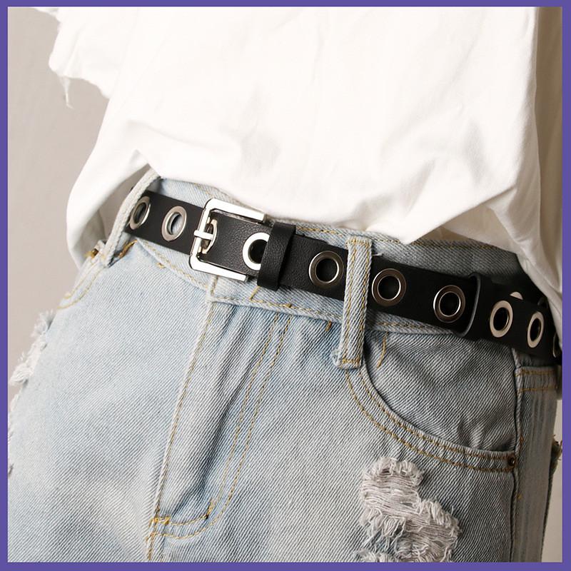 Stylish Womens Waist Belt With Metallic Pin Closure For Chic And Minimalist Outfits