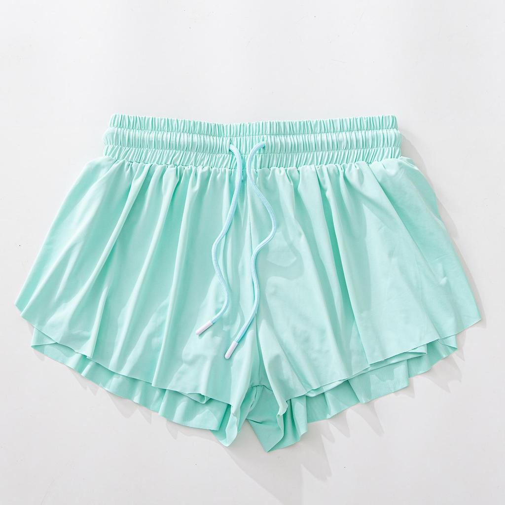 Gonna da Yoga/Tennis da Donna ad Asciugatura Rapida con Pantaloncini Traspiranti e Tasche