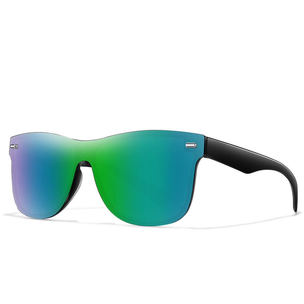 Unisex Fashion Windproof Square Sunglasses UV400 over Size Classic Shades for Outdoor Bicycle Goggles Driving Hiking Camping