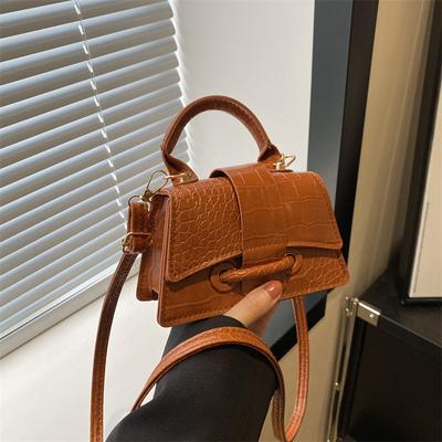 Small Fresh Foreign Style Small Bag Women'S Spring Texture Single Shoulder Crossbody Small Square Bag