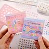 28sheets Kawaii Mini Cartoon Sticker Book DIY Diary Album Scrapbook Handmade Collage Material Cute Children's Stickers