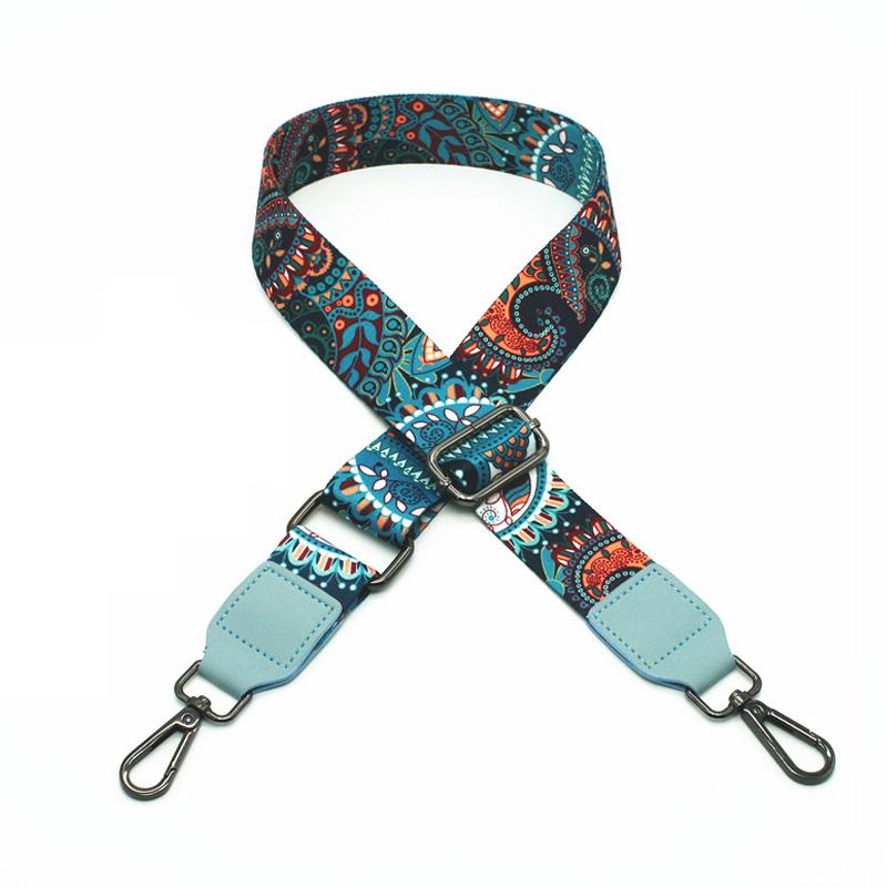 Colorful Bag Straps Nylon Crossbody Messenger Detachable Adjustable Handbag Shoulder Strap Women Purse Belt Accessory 3.8cm Wide