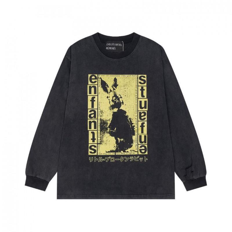 ERD Sad Rich Kid Lip Print Letter Oversized Hoodie Men Women