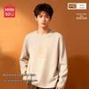 MINISO Men's Winter Double-Sided Fleece Long Sleeve T-Shirt