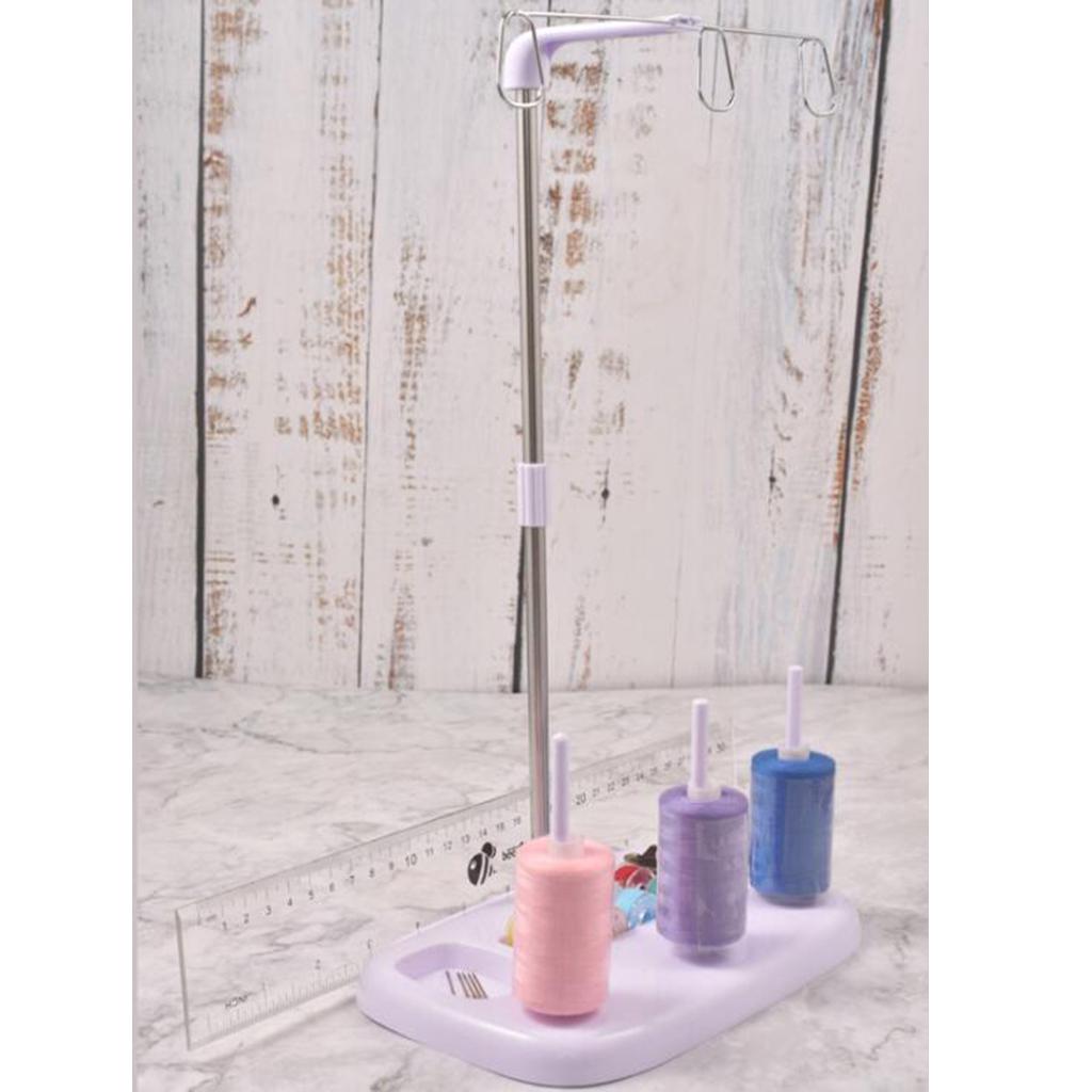 Stable 3 Thread Spool Holder Stand Set for Household Embroidery Sewing Machines Accessories