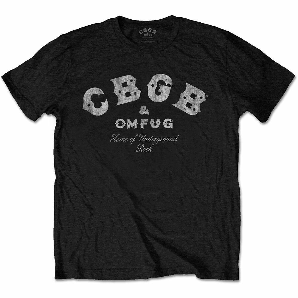 Cbgb Classic Logo Tee T-Shirt Mens Unisex