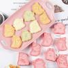8Pieces Cookie Molds Halloween Biscuit Cutter Ghostly Shape Cookie Molds Baking Tool Suitable for Familys Gatherings