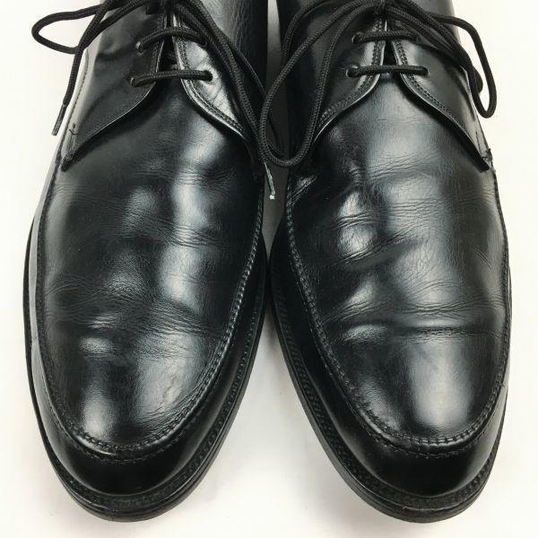1970-80s GILBERTS by WESTLEY Made in England Vintage U-Tip Shoes Black Size 11C/27.5-28.5(USED)