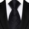 Single Color Plaid & Checks Ties 8CM Groom Jacquard New Mens Necktie  Formal Business