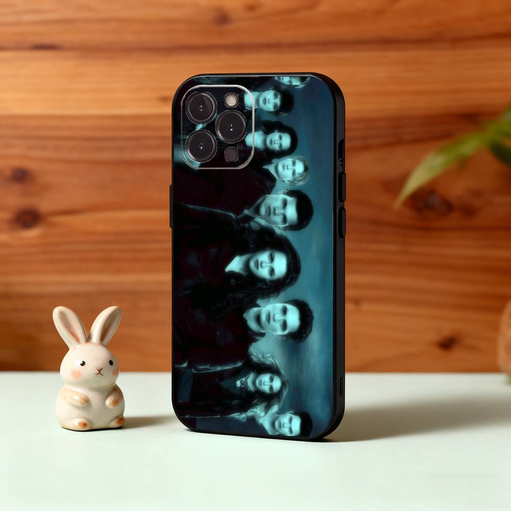 T-Twilight Series Phone Case For iPhone17,16,15,14,13,12Plus,Pro Max,XS,5G Soft Silicone Black Cover