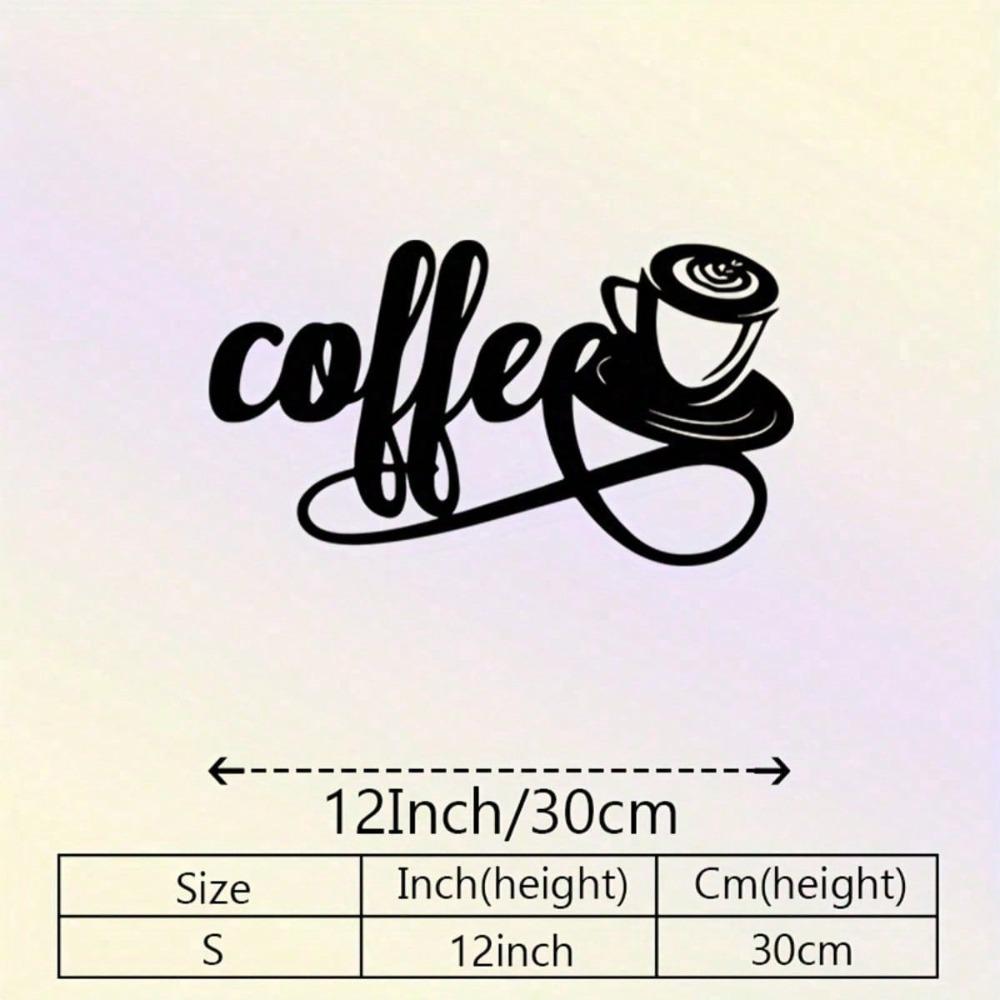 Vintage Metal Wall Art Coffee Sign Rustic Farmhouse Decor Kitchen Studio Holiday Gift