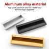 Alloy Embed Door Knobs Kitchen Cabinet Cupboard Door Drawer Hidden Dresser Pull Handles Furniture Hardwre Accessory