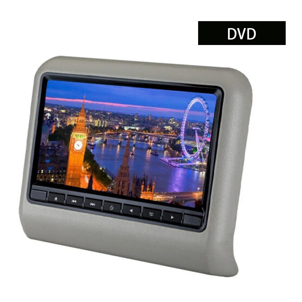 9 Inch Car Seat Back Headrest Mp3/mp4 Multimedias Player LCD Display Remote Control Gaming FM Transmitter DVD Player Monitor