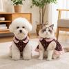 Autumn Winter Dog Dresses New Style Dog Clothes Luxury Retro Dot Pet Skirt Puppy Vest Chihuahua Bichon Dog Princess Dress Shirts