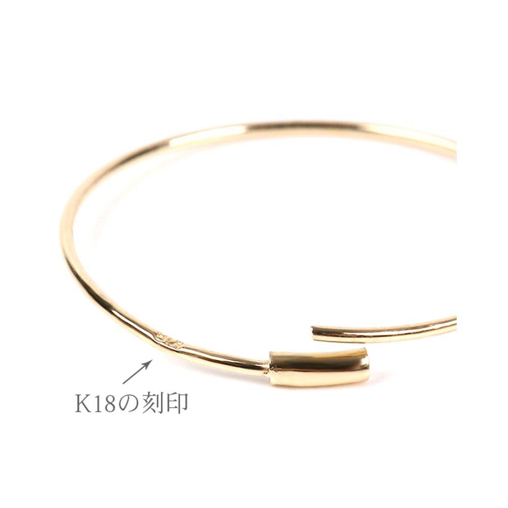 Kjøp K18 Rørkreol for Kvinner og for Begge 1 Tykkelse Diameter 2 [Smykker M] Øredobber, Enkle, Menn, Hypoallergeniske, Ører, Par, 0.5mm, 10mm, Gull,