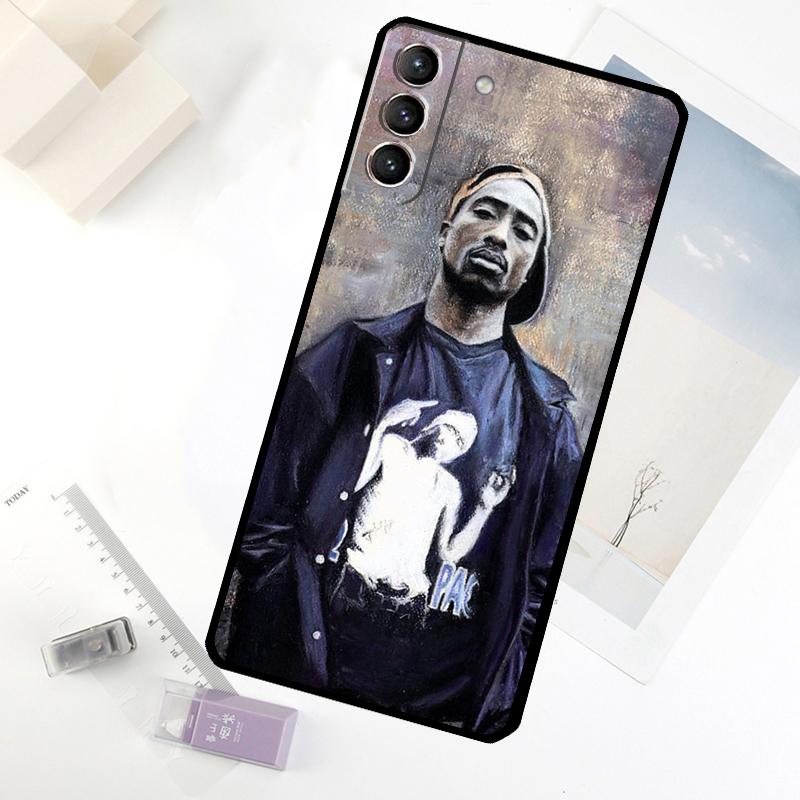 Tupac 2Pac Amaru Shakur Phone Case For Samsung Galaxy S25 S26 Ultra S20 S21 S22 S23 S24 Ultra S10 Plus S25 FE Cover