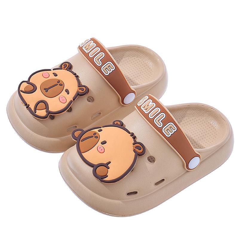 Kapibara Summer Children's Clogs for Boys and Girls, Non-Slip, Comfortable for Little Kids, Baby Beach Sandals