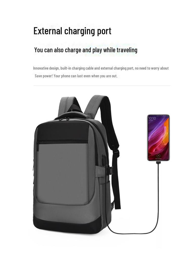 Wodoodporny plecak z wyższej półki: Unisexowa torba na komputer o dużej pojemności do dojazdów do pracy i użytku na co dzień