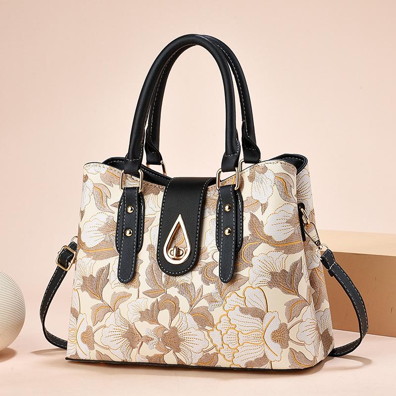 Women's Fashion Handbag Crossbody PU Leather Satchel Bags Large Capacity Tote with Shoulder Strap for Women Laptop Purses Work Top-handle Bags