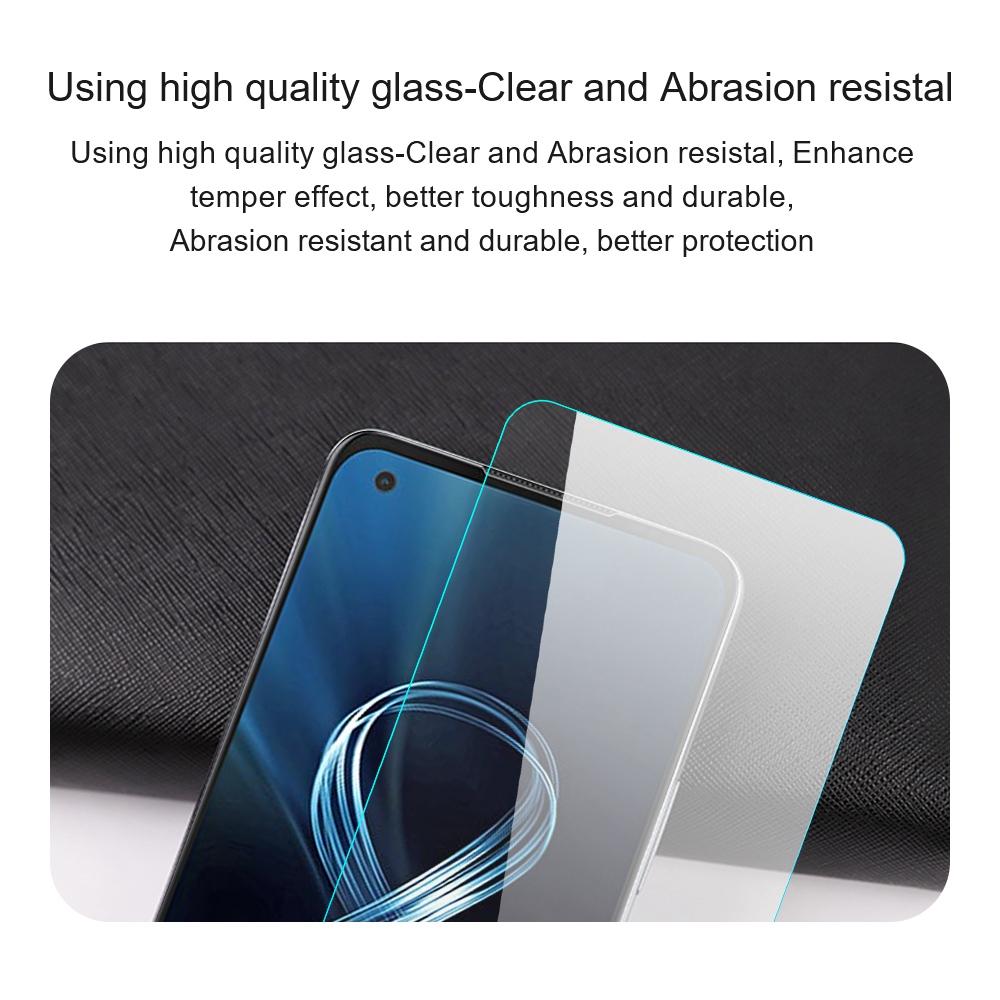 AMORUS For Asus Zenfone 9 5G High Aluminum-silicon Glass Screen Protector 9H Anti-scratch 2.5D Arc Edge Protective Film