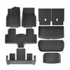 Tesla Model Y/6-Seater Full Coverage TPE Floor Mats for Interior Modification