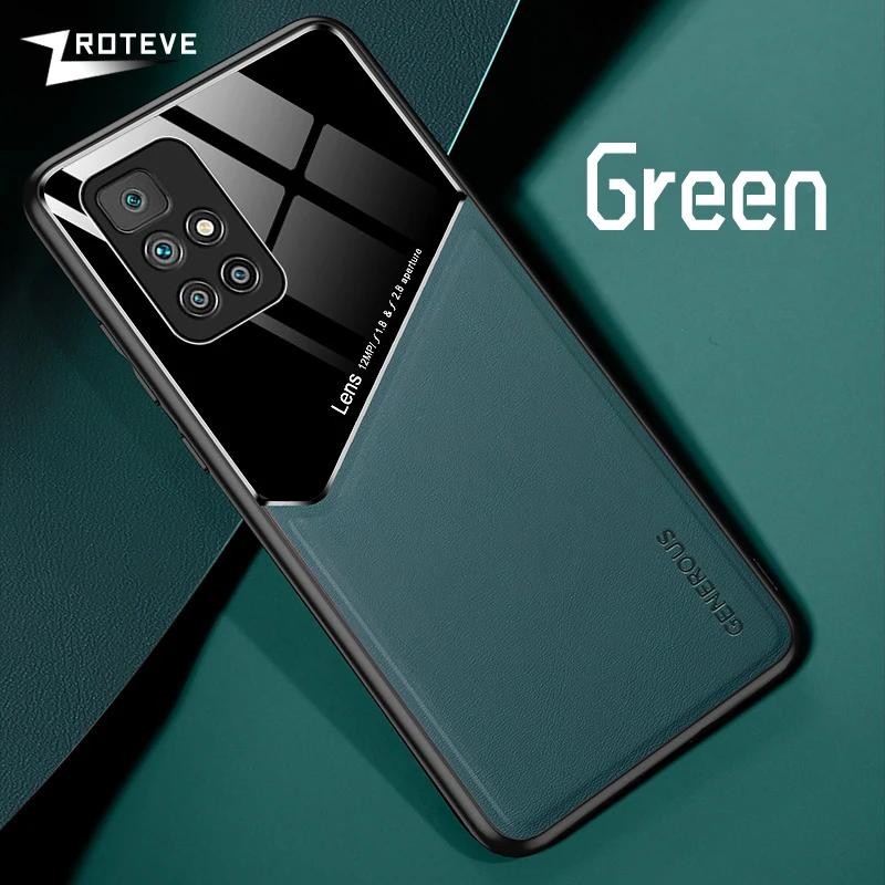 Etui Zroteve ze skóry PU z magnetycznym uchwytem samochodowym, twarde PC na Xiaomi Redmi 10 10A 10C 9 9A 9C Xiomi Redmi10C Redmi10A Etui