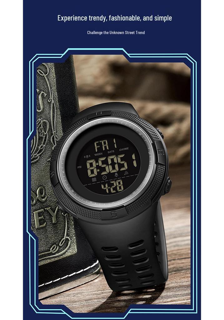 Sanda Luminous Men's Multifunctional Waterproof Tactical Sports Watch