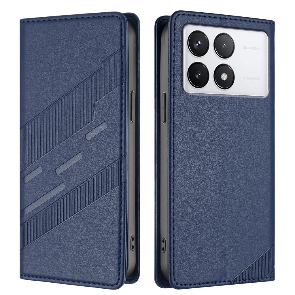 For Xiaomi 14T Phone Cases Punk Style Imprinted Wallet Stand Leather Cover