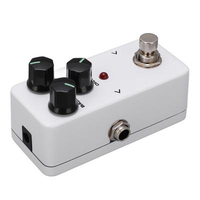 Gitarreneffektpedal BOOSTER Mini Einzeln Einstellbar Musikinstrumentenzubehör Weiß