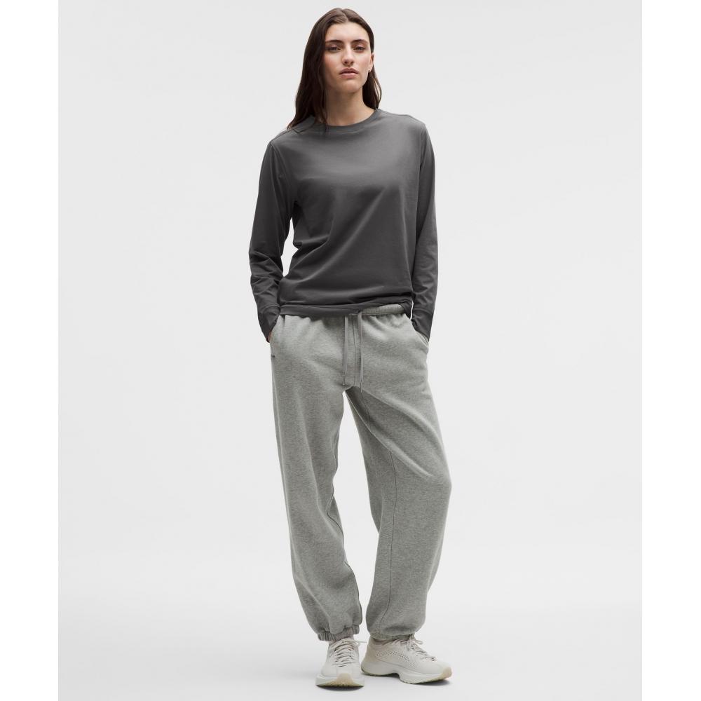 Lululemon All Yours Organic Cotton Long Sleeve Shirt Onyx Grey