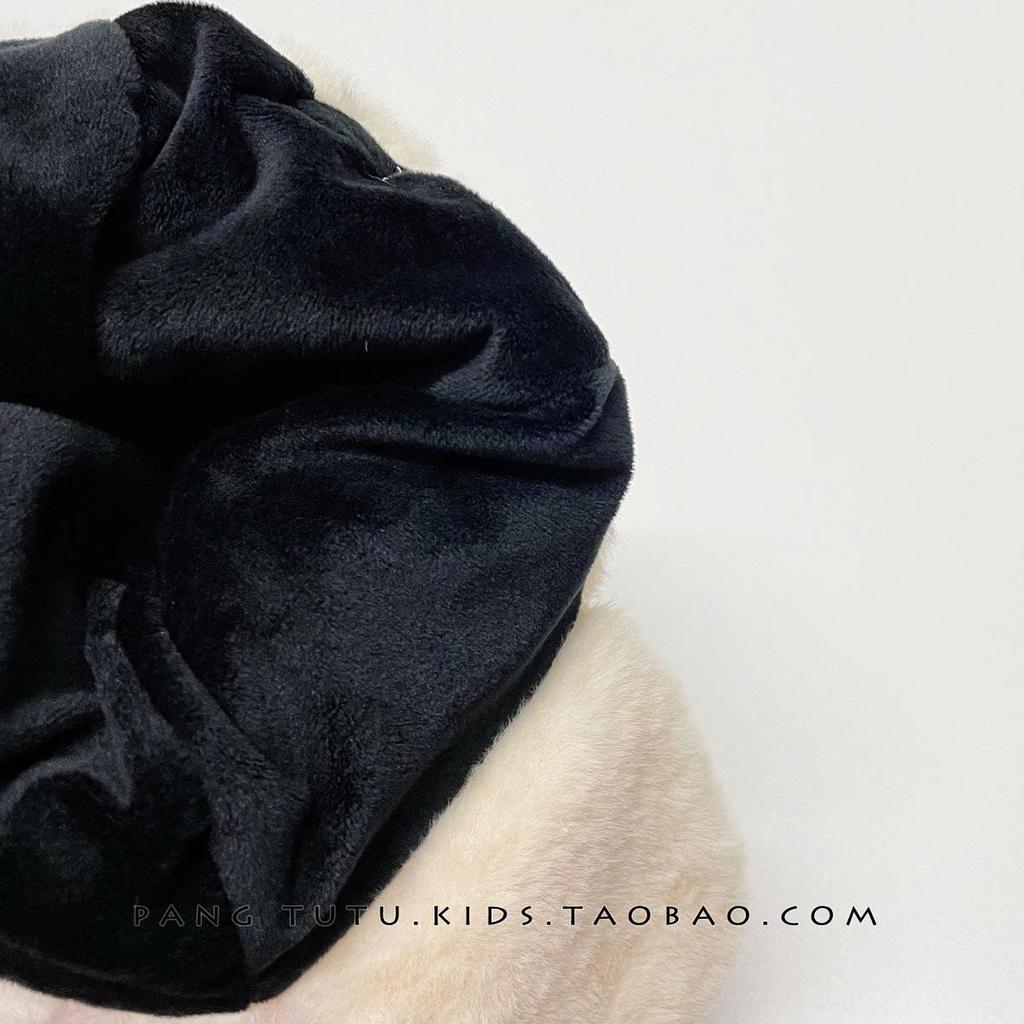 Winter Velvet Baby Hat with Ear Flaps – Toddler's Cozy Lei Feng Style