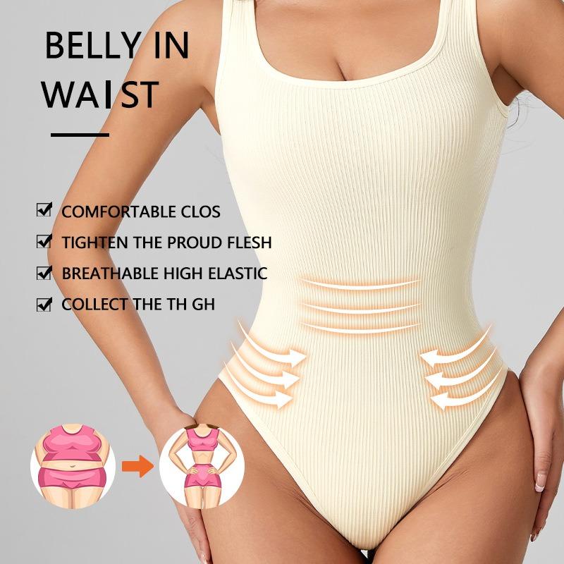 Seamless Strapless Vest Yoga Bodysuit Shapewear Ribbed Bodysuit Sports Bodysuit for Yoga