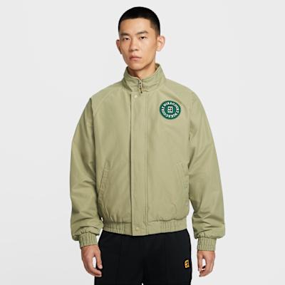 Nike Court Tennis Tops Men s Light Khaki Stand Collar Moderate L