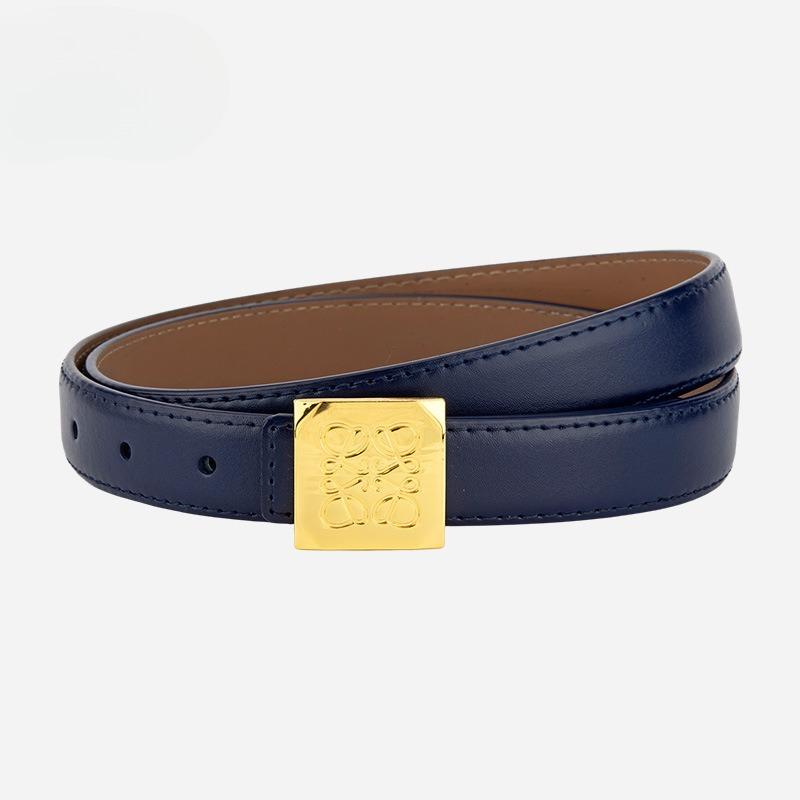 Ins Echtes Leder High-End Gürtel Damen Blume Legierung Schnalle Nische Vielseitig Jeans Gürtel Gürtel Gürtel